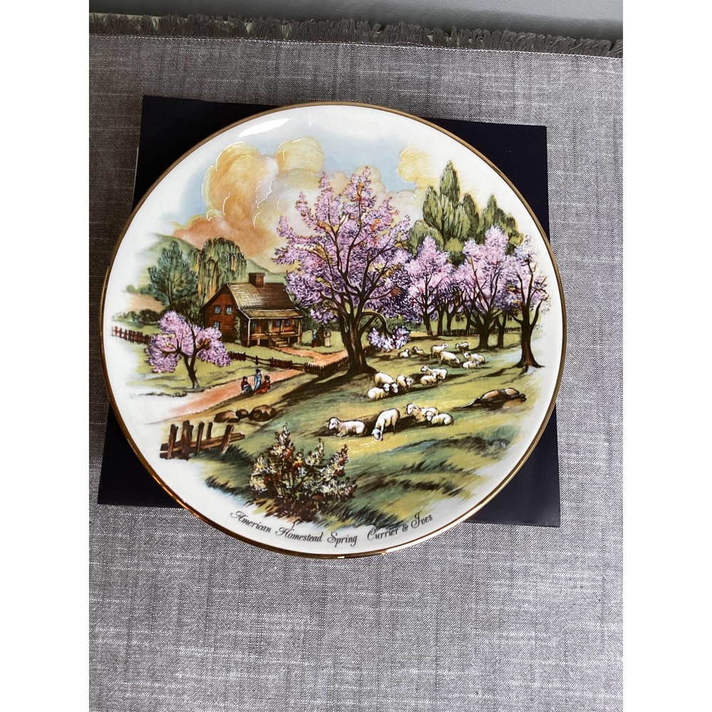 Currier & Ives plate